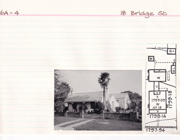 Card (Series) - Index Card, George Tibbits, 18 Bridge Street, Beechworth, 1976