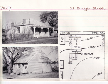Card (Series) - Index Card, George Tibbits, 21 Bridge Street, Beechworth, 1976