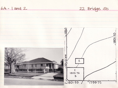Card (Series) - Index Card, George Tibbits, 22 Bridge Street, Beechworth, 1976