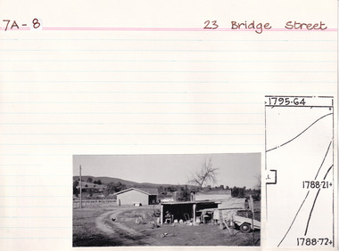 Card (Series) - Index Card, George Tibbits, 23 Bridge Street, Beechworth, 1976