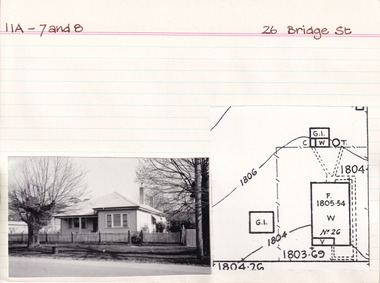 Card (Series) - Index Card, George Tibbits, 26 Bridge Street, Beechworth, 1976