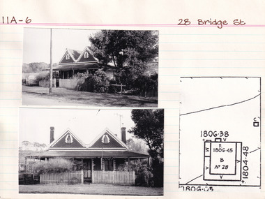 Card (Series) - Index Card, George Tibbits, 28 Bridge Street, Beechworth, 1976