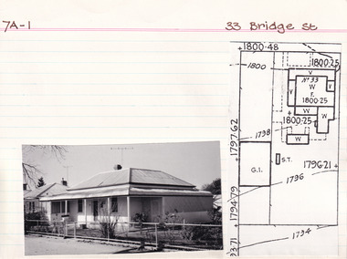 Card (Series) - Index Card, George Tibbits, 33 Bridge Street, Beechworth, 1976