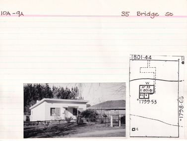 Card (Series) - Index Card, George Tibbits, 35 Bridge Street, Beechworth, 1976