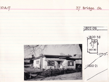 Card (Series) - Index Card, George Tibbits, 37 Bridge Street, Beechworth, 1976