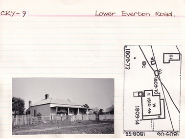 Card (Series) - Index Card, George Tibbits, Lower Everton Road, Beechworth, 1976