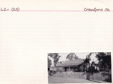 Card (Series) - Index Card, George Tibbits, Crawford Street, Beechworth, 1976