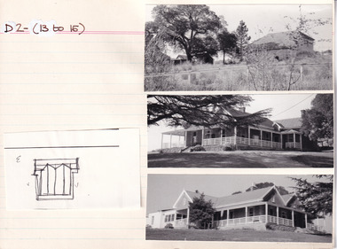 Card (Series) - Index Card, George Tibbits, Fletcher Road, Beechworth, 1976