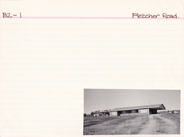 Card (Series) - Index Card, George Tibbits, Fletcher Road, Beechworth, 1976
