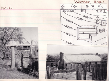 Card (Series) - Index Card, George Tibbits, Warner Road, Beechworth, 1976