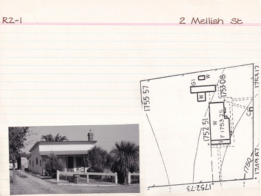 Card (Series) - Index Card, George Tibbits, 2 Mellish Street, Beechworth, 1976