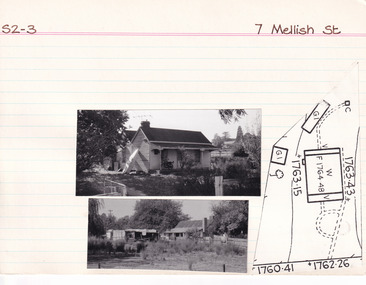 Card (Series) - Index Card, George Tibbits, 7 Mellish Street, Beechworth, 1976