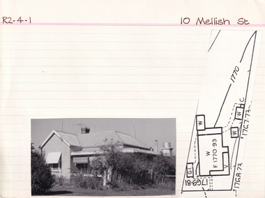 Card (Series) - Index Card, George Tibbits, 10 Mellish Street, Beechworth, 1976