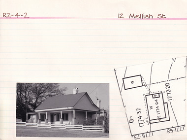 Card (Series) - Index Card, George Tibbits, 12 Mellish Street, Beechworth, 1976
