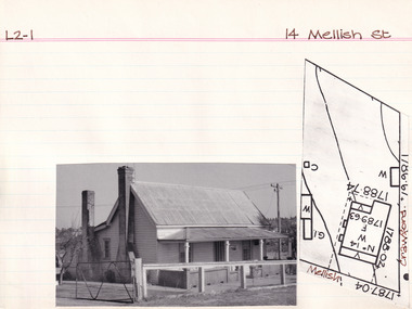 Card (Series) - Index Card, George Tibbits, 14 Mellish Street, Beechworth, 1976