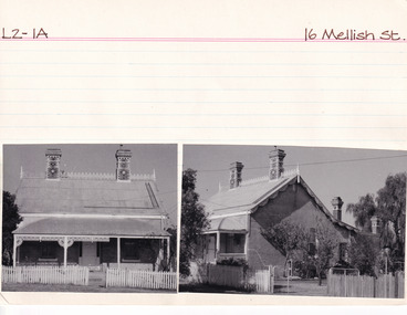 Card (Series) - Index Card, George Tibbits, Street number and name plus Beechworth, 1976