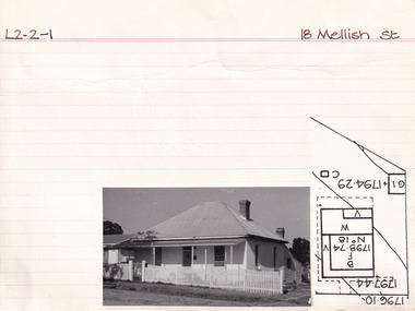 Card (Series) - Index Card, George Tibbits, 18 Mellish Street, Beechworth, 1976