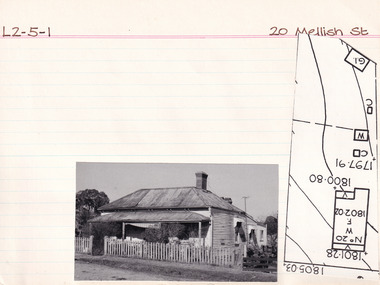 Card (Series) - Index Card, George Tibbits, 20 Mellish Street, Beechworth, 1976