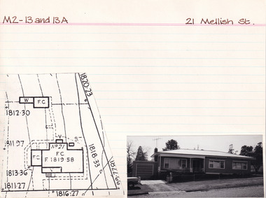 Card (Series) - Index Card, George Tibbits, 21 Mellish Street, Beechworth, 1976