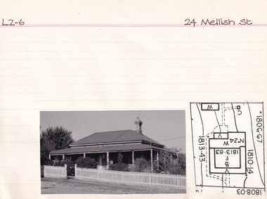 Card (Series) - Index Card, George Tibbits, 24 Mellish Street, Beechworth, 1976