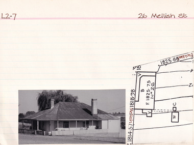 Card (Series) - Index Card, George Tibbits, 26 Mellish Street, Beechworth, 1976
