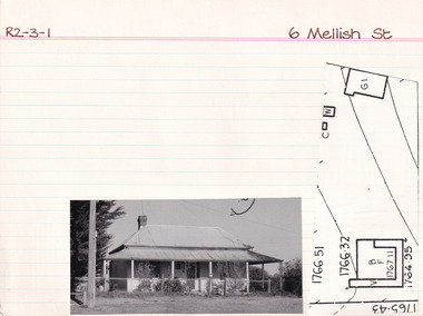 Card (Series) - Index Card, George Tibbits, 6 Mellish Street, Beechworth, 1976