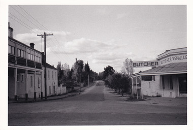 Photograph (Series) - Index Card, George Tibbits, High St, Beechworth, 1976