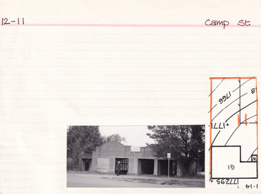 Card (Series) - Index Card, George Tibbits, Camp Street, Beechworth, 1976