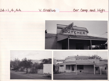 Card (Series) - Index Card, George Tibbits, High Street, Beechworth, 1976