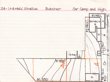 Card (Series) - Index Card, George Tibbits, Corner of Camp and High Streets, Beechworth, 1976