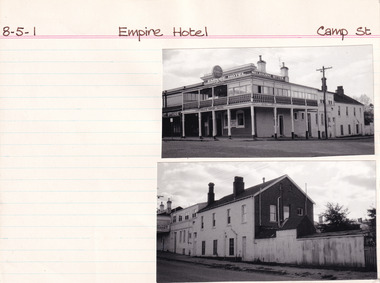 Card (Series) - Index Card, George Tibbits, Camp Street, Beechworth, 1976