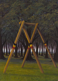Painting - Adam Nudelman, Adam Nudelman, Supporting the Truth, 2003