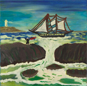 Painting, Aunty Frances Gallagher, 'Life Line', 2010