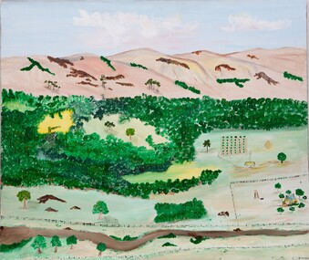 Painting - Aunty Gwen Garoni, Aunty Gwen Garoni, Regrowth in the Yarra Valley, 2011