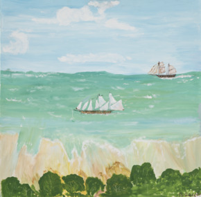 Painting, Aunty Gwen Garoni, 'New Arrivals', 2012