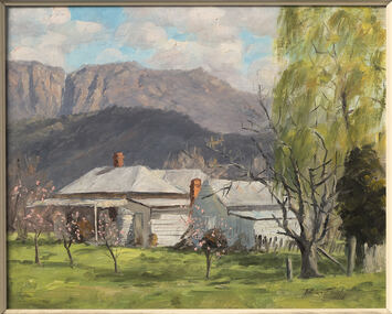 Painting, Brian Elvish, 'Springtime at Poreepunkah', 1976