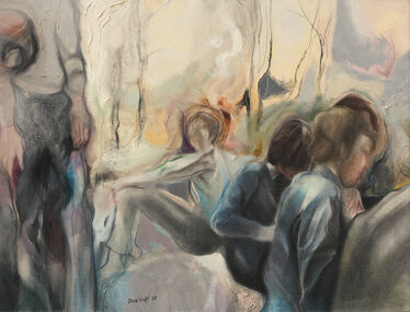 Painting, David Voigt, 'Student Group No. 3, 1972', 1972