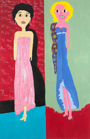 Painting - Dianne Selby, Dianne Selby, Rachel and Naomi, 2010