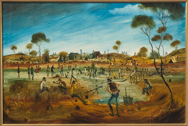 Painting, Frank Harding, 'Our Golden Years', 1975