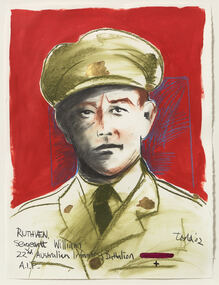 Drawing, Geoff Todd, 'Sergeant William Ruthven', 2002