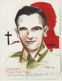 Drawing, Geoff Todd, 'Private Bruce Steel Kingsbury', 2002