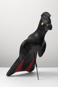 Sculpture, Uncle Herb Patten, 'Karak; Red Tail Black Cockatoo', 2005
