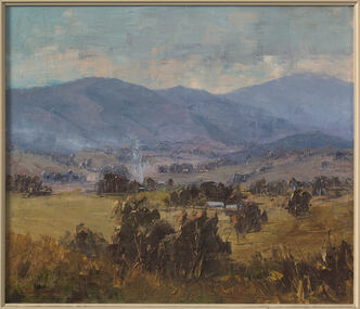 Painting, J Colin Angus, 'Tawonga Countryside'', 1975