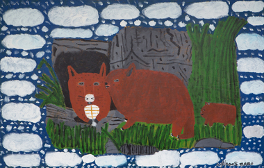 Painting, Trevor Turbo Brown, 'Wombat Dreaming', 2005