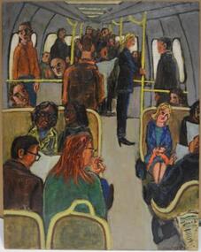 Painting, Stephen Armstrong, 'Train Travellers', 2004