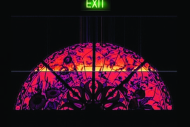 Artwork, other, Cara-Ann Simpson, Exit Stained Glass, 2010