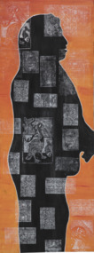 Painting, Carol Wright, Gunnai Woman (Self-portrait), 2008