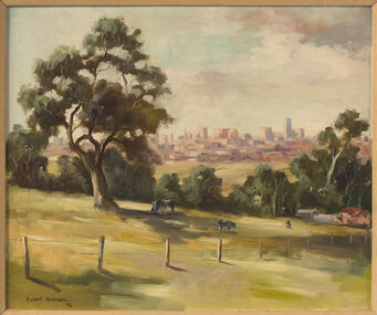 Painting - Robert Anderson, Robert Anderson, Melbourne from Studley Park, 1972