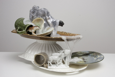 Ceramic, Paul Wood, 'Panther on the prowl', 2014