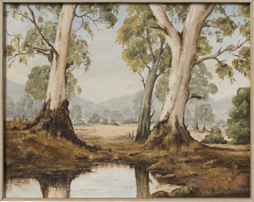 Painting, Olive Bertram, 'Rivergums', 1990